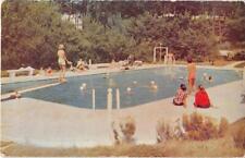 Asilomar Hotel PACIFIC GROVE, CA Swimming Pool Monterey Co '50s Vintage Postcard picture