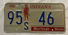 LICENSE PLATE  INDIANA  95 S 46 1976 picture