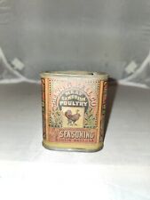 Grapic Early 1900s Era Bell Poultry Seasoning Spice Tin Boston Massachusetts MA picture