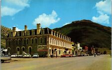 Vint Postcard Imperial Hotel Green Street Scene View Silverton CO Old Cars 50s picture