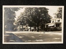 Caro Michigan MI Homes And Street Antique RPPC Real Photo Postcard picture