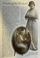 1914 Actress Louise Dresser illustrated picture
