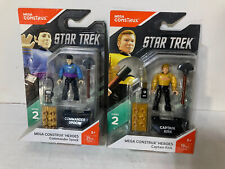 Mega Construx Heroes Series 2 Star Trek Captain Kirk & Spock picture