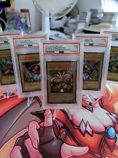 exodia the forbidden one LOB unlimited complete set PSA 3,2,1 picture