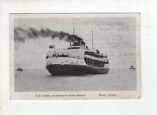 Vintage Post Card -  S.S. Cadillac - Erieau - Ontario - Canada picture