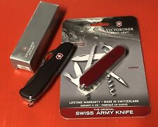 Victorinox One Hand Trekker Black and Swiss Army Knife ~ 13 Functions CAMPER Red picture