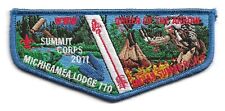 Michigamea Lodge 110 2011 Summit Corps OA Flap Order of the Arrow Scout Patch picture