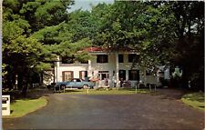 Waverly Ohio Friendly Four Seasons Resort Governors Lodge Lake White Postcard 6V picture