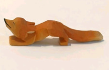 ERZGEBIRGE FOX Figurine Emil Helbig Germany Wooden Miniature picture