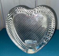 Mikasa Polished Crystal Glass Heart Shaped Picture Frame picture