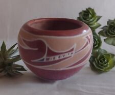 Marie Askan Santa Clara Pottery Avanyu Pottery Bowl Native American picture