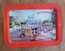 Vintage 1980's Walt Disney Magic Kingdom Mickey and Friends Lap TV Tray picture