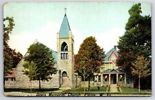Davis Memorial Church Elkins West Virginia WV Vintage Postcard picture