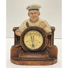 Rare Vintage Navy Sailor Thermometer Nautical Coastal Ship Made in USA picture