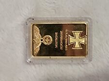 MODERN COPY OF A WW 2 GERMAN DEUTSCHE REICHSBANK 999/1000 GOLD INGOT picture