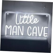 Likeu Little Man Cave Neon Sign for Teen Boys Room Decor Little Man Cave LED  picture