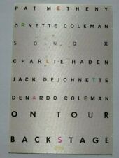 Pat Metheny Backstage Pass Original Ornette Coleman Charlie Haden Denardo picture