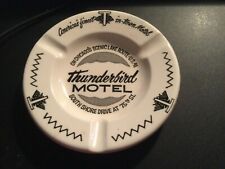 Vintage  Thunderbird Motel  Ashtray Lake Shore Chicago white ceramic picture