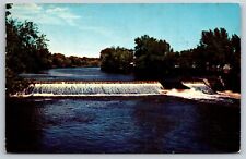Minneapolis Minnesota MN Dam ON The Rum River 1960 Postcard picture