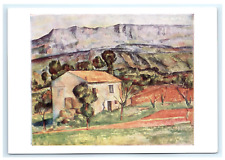 Painting House on the Hill by Paul Cezanne Postcard picture