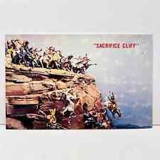 Vintage photo Chrome Postcard Sacrifice Cliff Billings Montana M6 picture