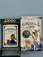 1997 Camel Joe’s Place Collector’s Pack White Zippo Lighter Matching Empty Pack picture