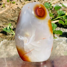 880g Natural Red Agate Quartz Crystal Free Form Mineral Display Healing picture