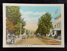Tiniest Postcard Color Main Street ~ Bethlehem NH ~ Unposted 3 7/8