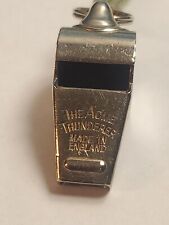 The Acme Thunderer Police Whistle with Cork Ball Made in England Vintage picture