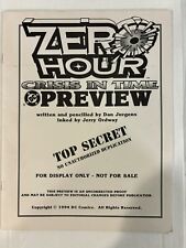 Zero Hour Preview - VF- (minus) - Not for Resale picture