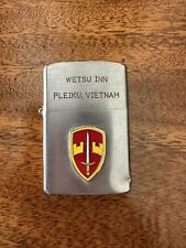 Authentic Vietnam Era WETSU INN PLEIKU Enlisted Club Vulcan Lighter picture