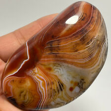 TOP 199G Natural Polished Silk Banded Lace Agate Crystal Madagascar picture