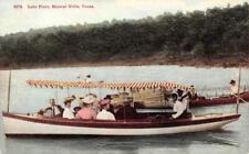 Mineral Wells, Texas LAKE PINTO Boats Palo Pinto County 1910s Antique Postcard picture