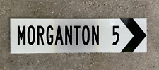 MORGANTON NC Road Sign  - Old Style - .063 thick aluminum  24