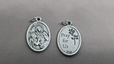 St Ann, Mother of Mary religious medal, made in Italy picture