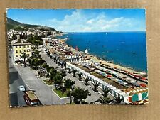 Postcard Varazze Italy Riviera del Fiori Beach Vintage PC picture