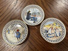 Set Of 3 Vtg Carl Larsson Ceramic Wall Plates -   Porcelain Bing & Grondahl picture