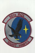 USAF air force 55th RQS NIGHT HAWKS Davis-Monthan AFB Arizona patch picture