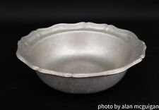 Vintage COUNTRY WARE 7.25”  Real Pewter Bowl Stamped #235 / 1974 / Owl picture