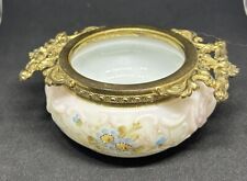 Antique Hand Painted Wave Crest Ornate Porcelain Pin Dish picture