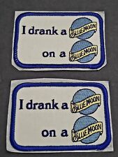 Blue Moon Beer Patches Lot Of 2 New picture