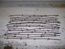 1877 Pat. Antique Barb Wire - Henry Rose - 15 pieces about 18