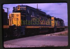 1963 ATSF Santa Fe GP30 Locomotive #1276 @ Clovis NM - Vtg 35mm Railroad Slide picture