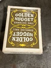 Vintage GOLDEN NUGGET Las Vegas Strip  Gambling Hall Playing Cards 3rd Gen R picture