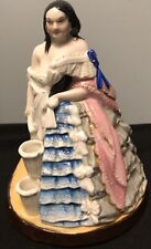 Antique Boudoir Naughty Lady Candle Holder Rags To Riches Figurine picture