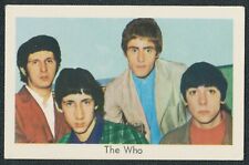 1965-68 DUTCH GUM THE WHO UNNUMBERED SET NON-SPORTS MUSIC CARD VG picture