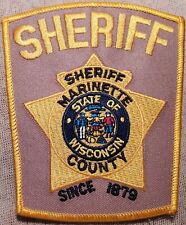 WI Marinette County Wisconsin Sheriff Patch picture