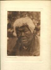 1924 Original Photogravure | Southern Mwok Woman | Ed Curtis | 5 1/2 x 7 1/2 picture