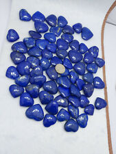 LARGE Grade AAA 100 % Natural undyed Lapis Lazuli Blue Hearts pendants 100PCs picture