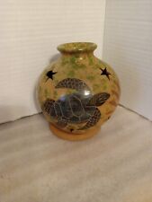 Costa Rica  Pottery  Votive Turtle  With Cutouts picture